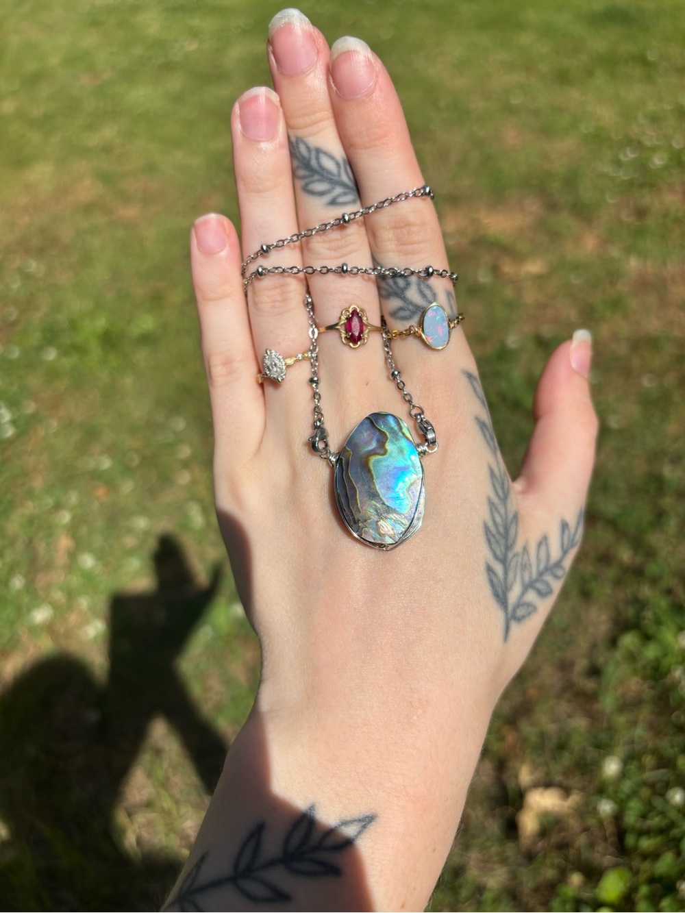 Abalone interchangeable necklace - Picture 2 of 3